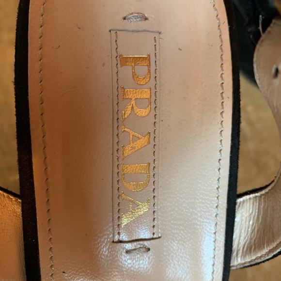 PRADA Velvet Wedges - Picture 4 of 6